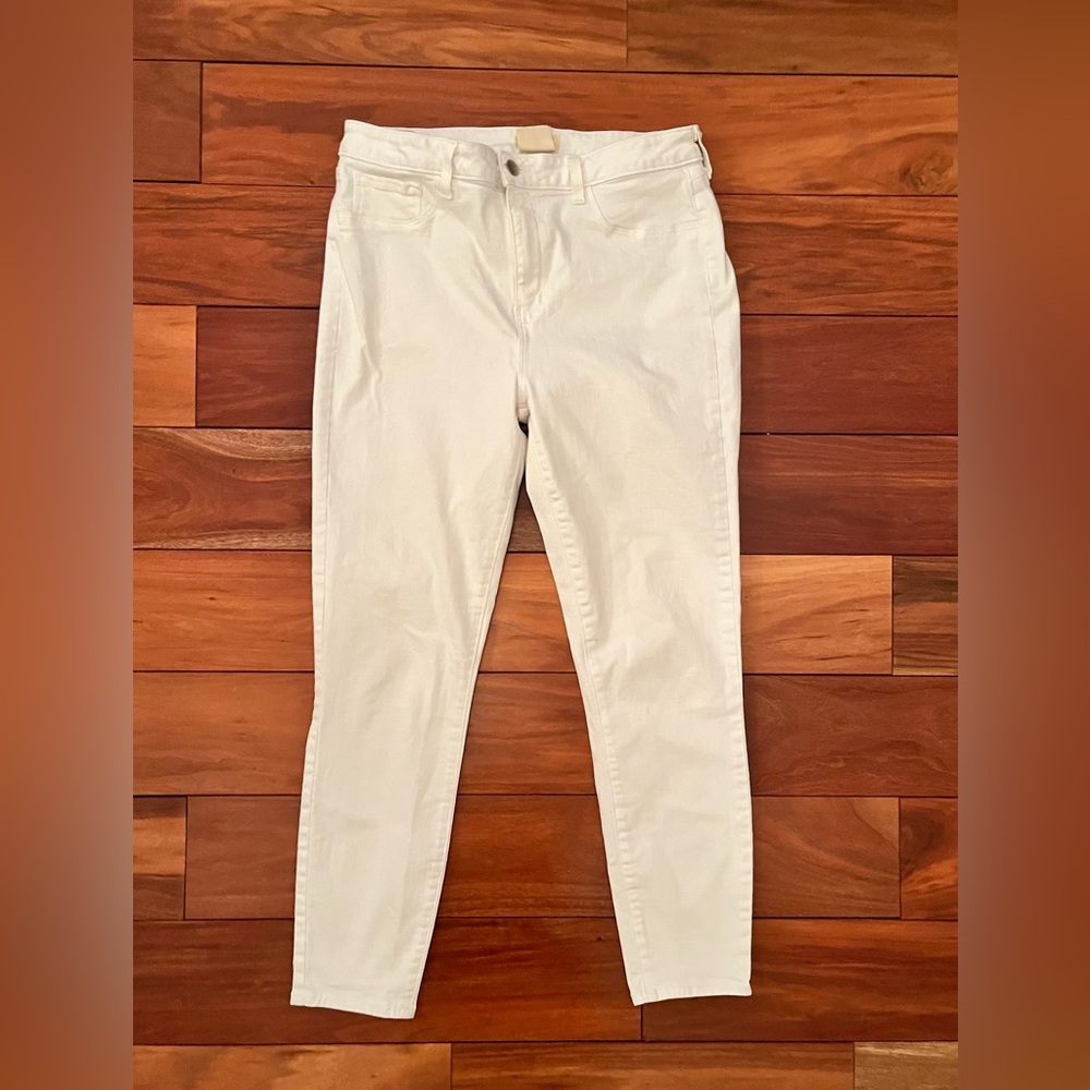 L'AGENCE Margot Skinny Jeans in Blanc‎ - Picture 3 of 10